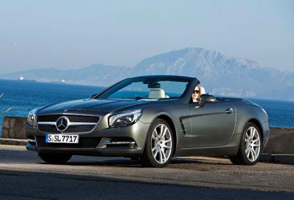 مرسيدس بينز تطلق SL550 المكشوفة 